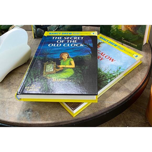 Vtg Nancy Drew Bungalow Mystery, Strange Message Parchment, Secret Old Clock - Picture 1 of 4